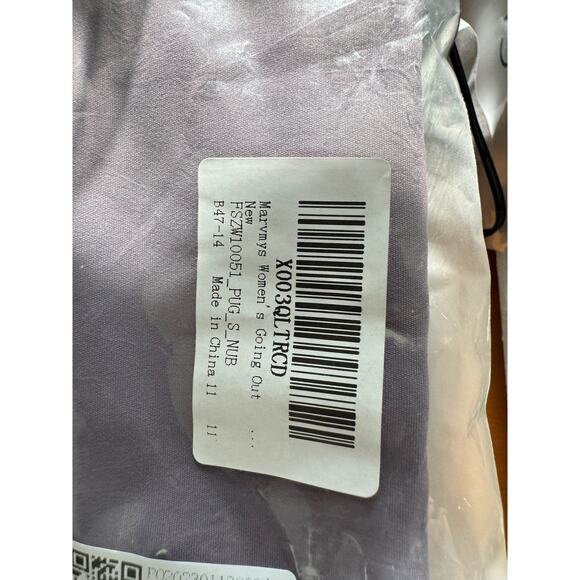 NWOT Women's Sleeveless Sexy Purple Lavender Bodysuit Top Blouse Bodycon Small - Picture 11 of 11